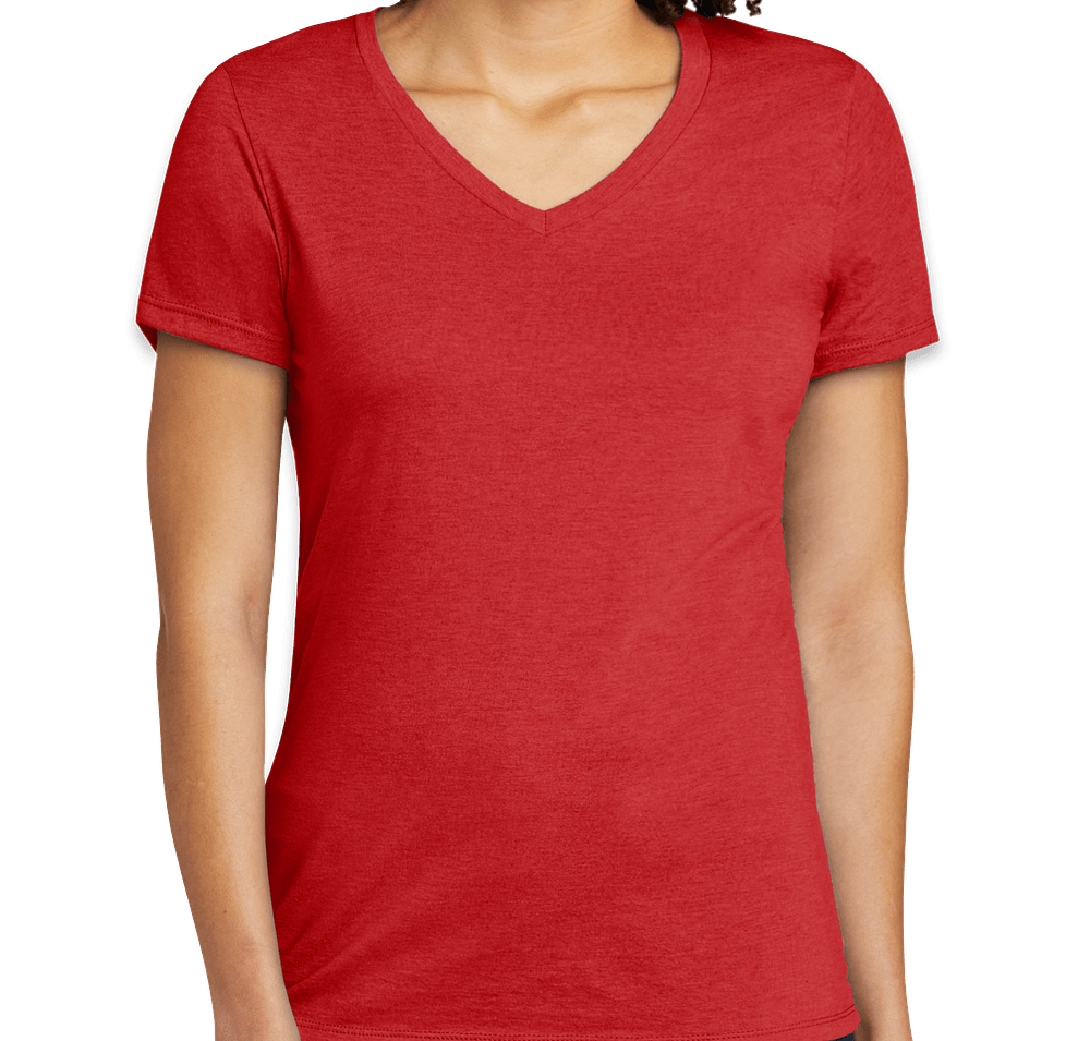 Allmade Women's Tri-Blend V-Neck T-shirt-default
