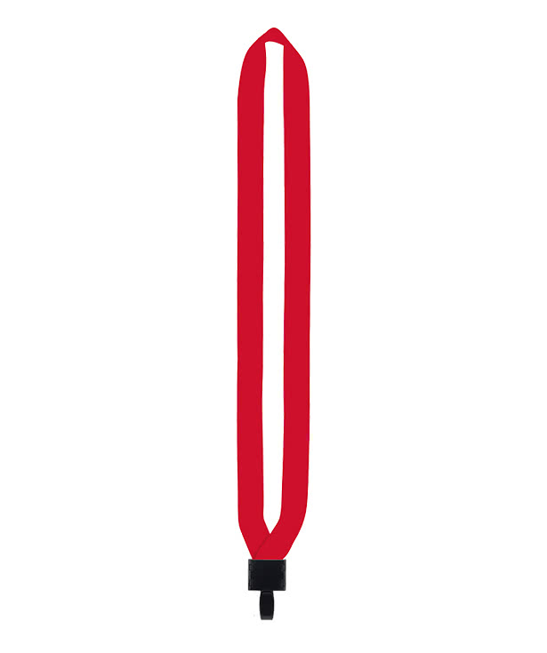 3/4" Polyester Lanyard with Non-Swivel Plastic Hook