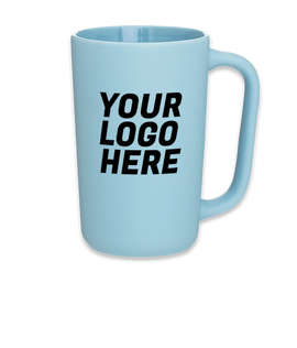 14 oz. Ledge Ceramic Mug - Color: Pacific Blue