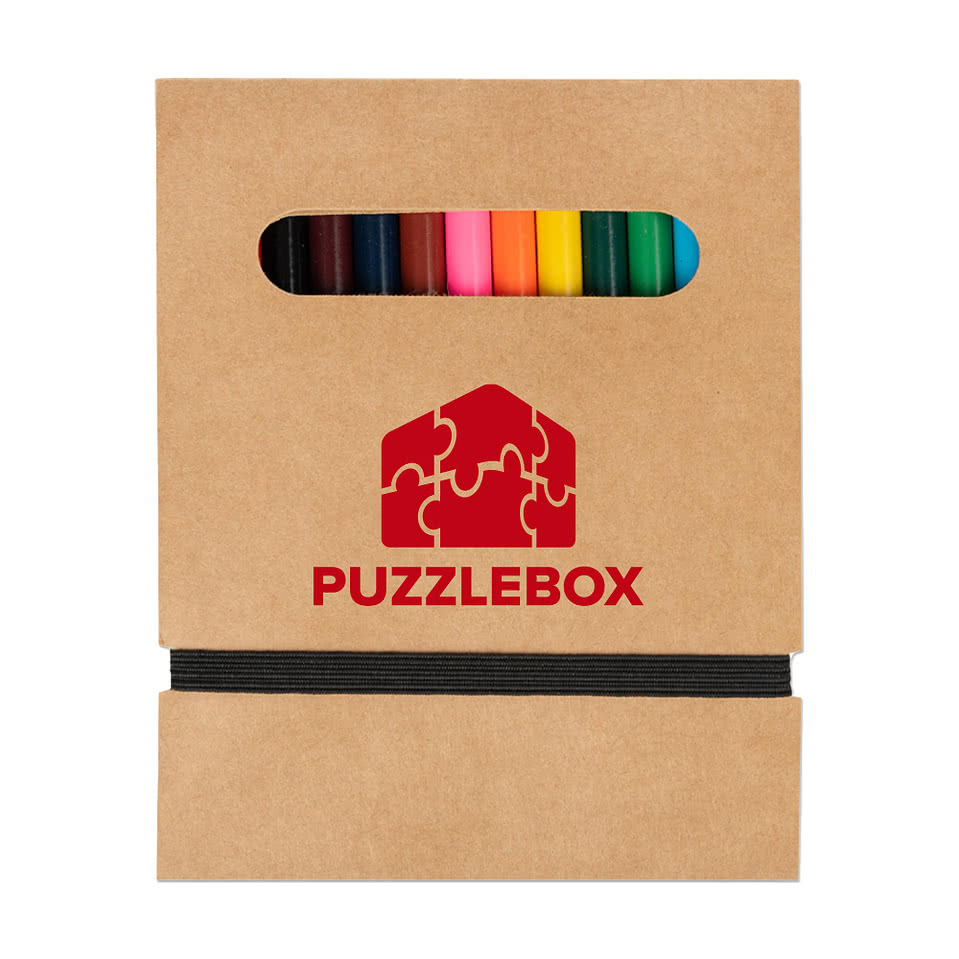 12-Piece Colored Pencil Set with Notepad
