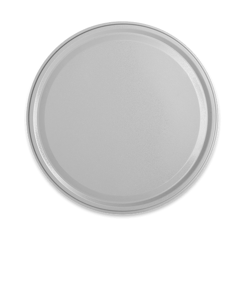 Full Color 3.5 Gallon 3-Way Popcorn Tin in Silver