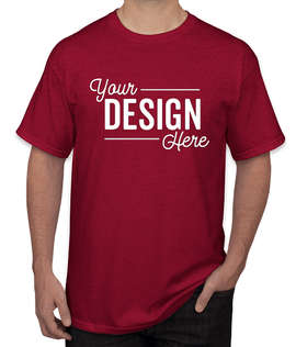 Canada - Gildan Ultra Cotton T-shirt - Color: Antique Cherry Red