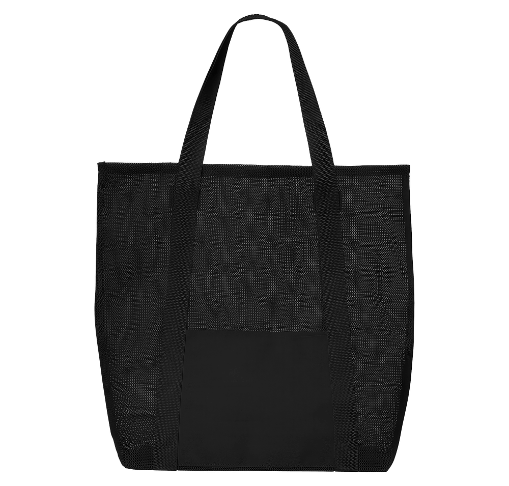 Belle Mare Beach Mesh Tote Bag-default