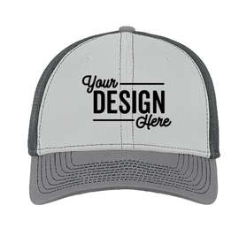 New Era 39THIRTY Contrast Stitch Stretch Fit Mesh Hat - Color: Grey / Steel / Graphite