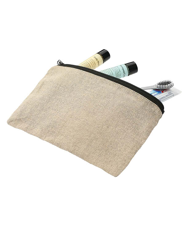 Full Color Recycled Cotton Twill Pouch