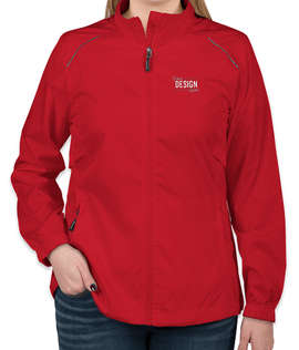 Core 365 Women's Lightweight Full Zip Jacket - Color: Classic Red