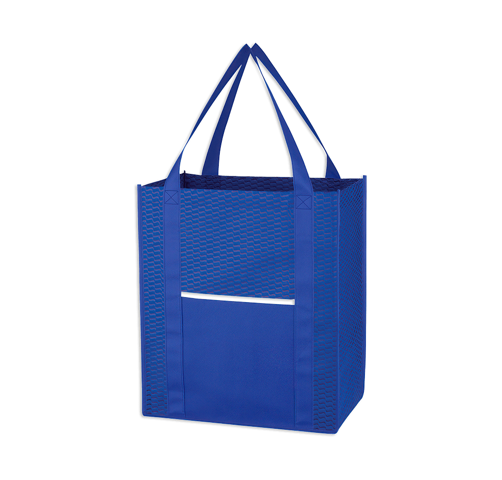 Wave Non-Woven Shopper Tote Bag-default