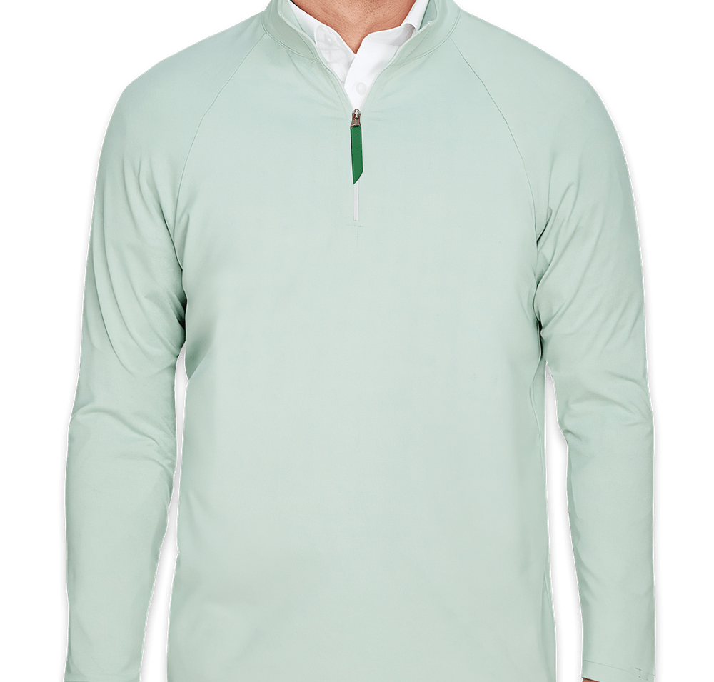 Devon & Jones CrownLux Performance Quarter Zip Sweatshirt-default
