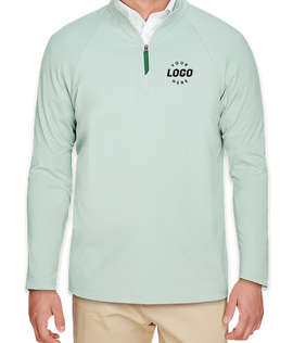 Devon & Jones CrownLux Performance Quarter Zip Sweatshirt - Color: Kelly Green