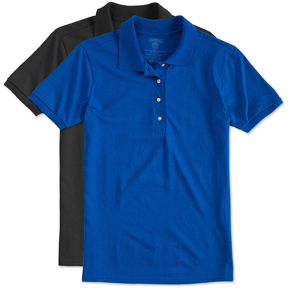 Jerzees Women's Spotshield 50/50 Jersey Polo - Embroidered