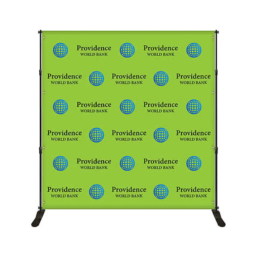 Full Color 8' x 8' Backdrop Banner Kit in Athletic Gold