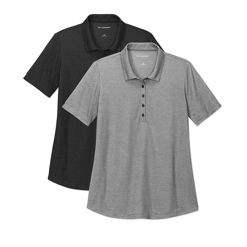 Port Authority Women's Fine Performance Pique Polo - Printed