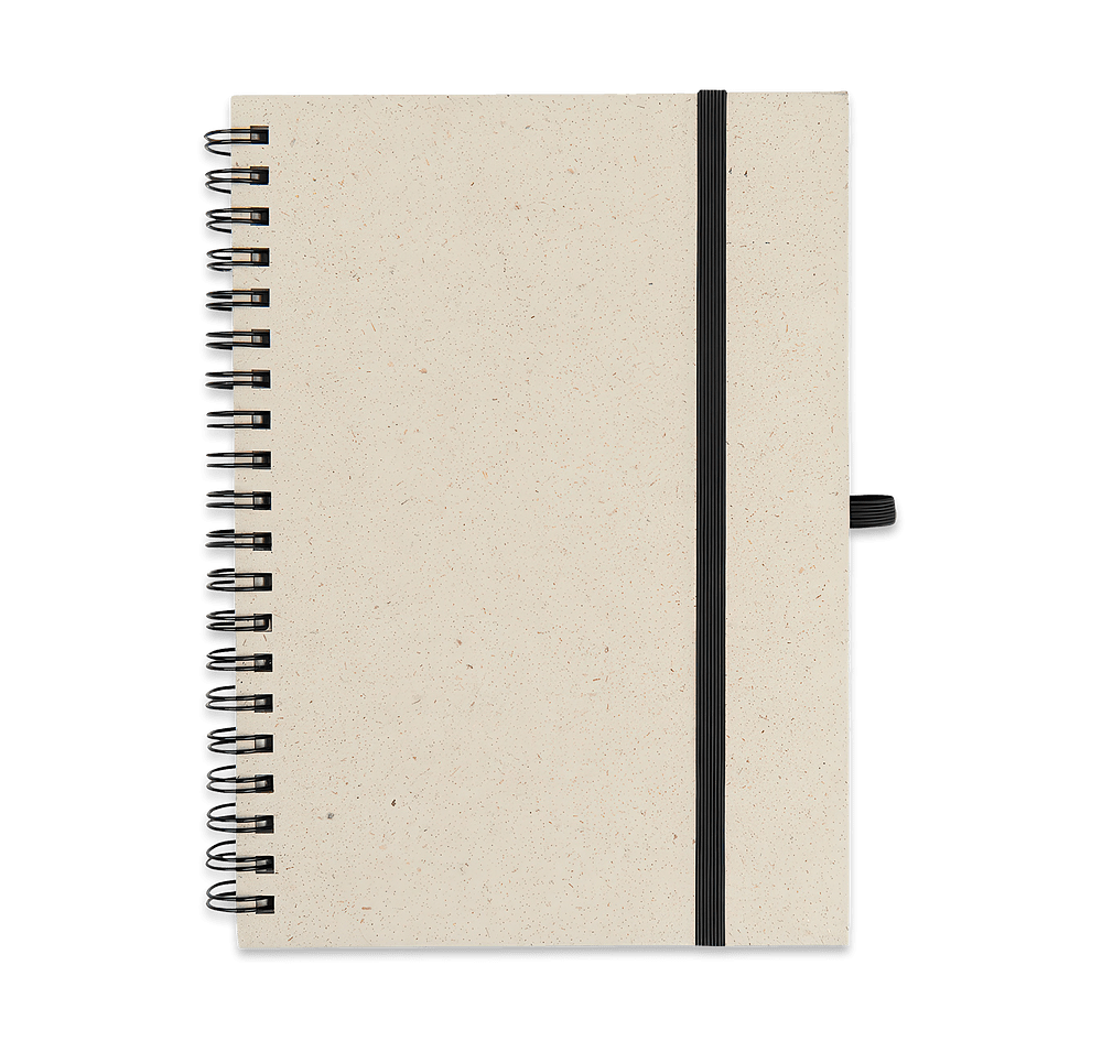 Natural Paper Soft Cover Spiral Notebook-default