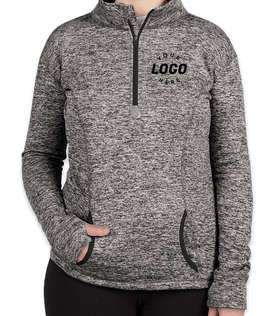 J. America Women's Cosmic Quarter Zip Performance Pullover