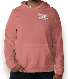 Embroidered Bella + Canvas Ultra Soft Pullover Hoodie - Color: Mauve