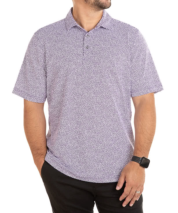 Cutter & Buck Virtue Eco Botanical Print Performance Pique Polo