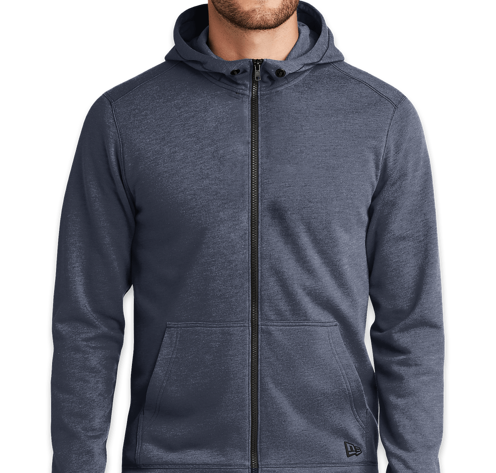 New Era Tri-Blend Zip Hoodie-default