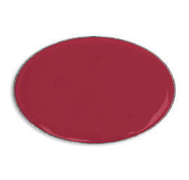 Oval Lapel Pin - Color: Maroon / Silver