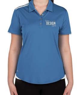 Adidas Women's Climacool 3-Stripes Shoulder Polo - Color: Bright Royal