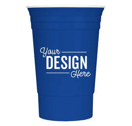 16 oz. Reusable Plastic Party Cup - Color: Royal