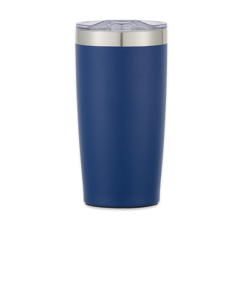 Full Color 20 oz. Two-Tone Himalayan Stainless Steel Insulated Tumbler in Navy Blue