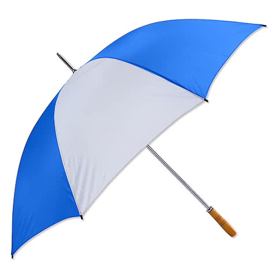 60" Arc Golf Umbrella with Wood Handle in Black