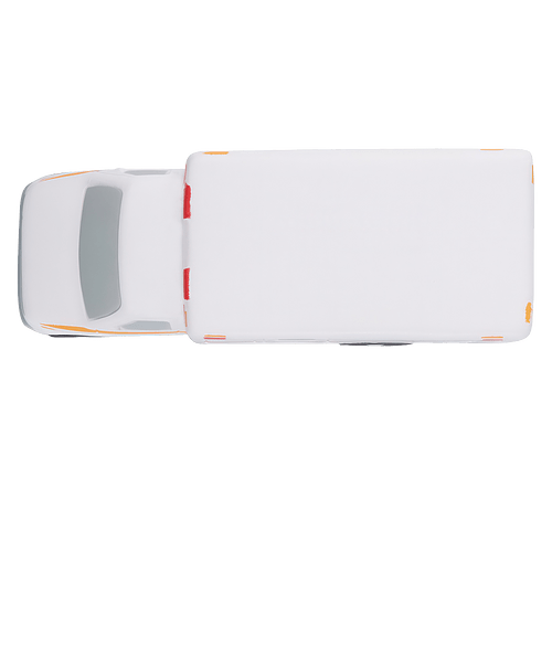 Ambulance Van Stress Reliever in WHITE