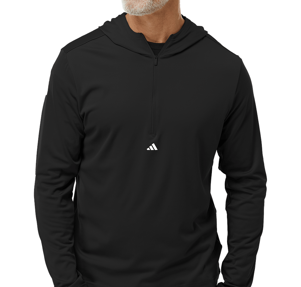 Adidas Recycled Lightweight Quarter Zip Performance Hoodie-default