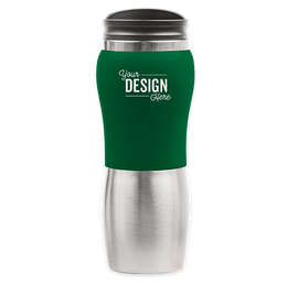 14 oz. Maui Two-Tone Stainless Steel Tumbler - Color: Dark Green