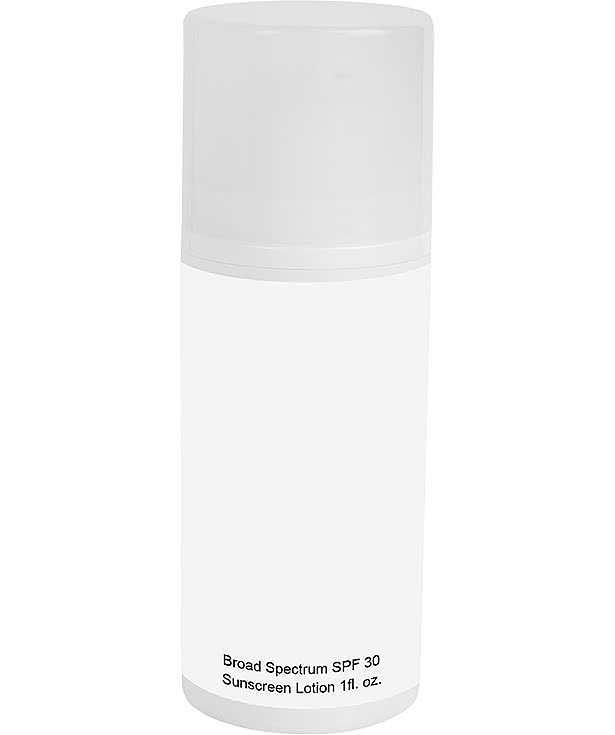 Full Color 1 oz. SPF 30 Sunscreen Lotion in Recycled Bottle