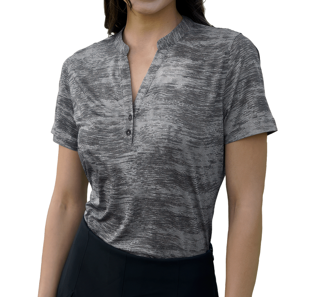 Vansport Women's Pro Digi Print UPF 50+ Performance Polo-default