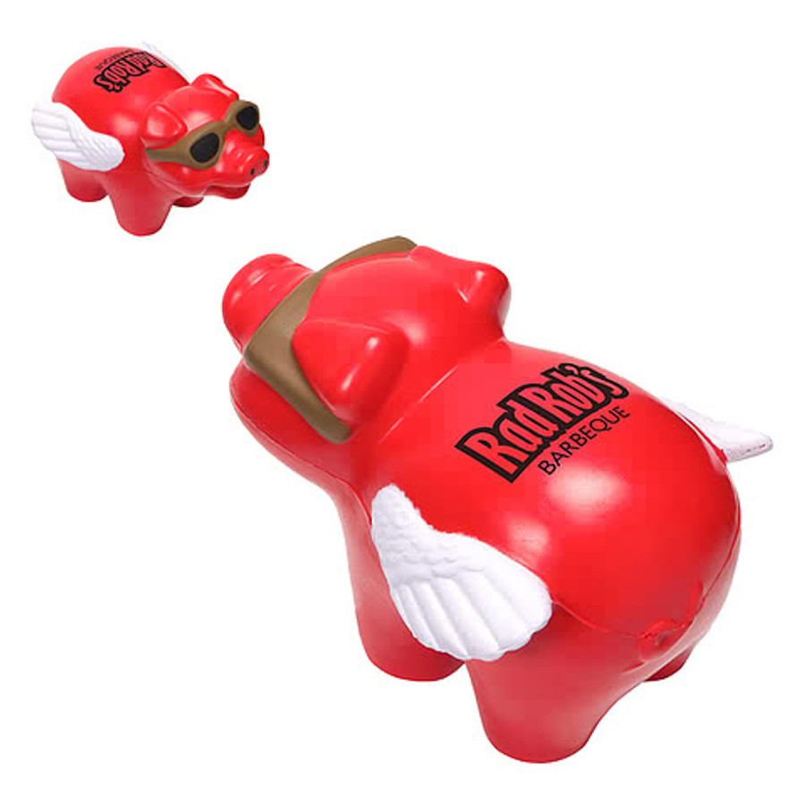 Flying Pig Stress Reliever in Blue