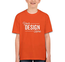 Canada - Fruit of the Loom Youth 100% Cotton T-shirt - Color: Burnt Orange