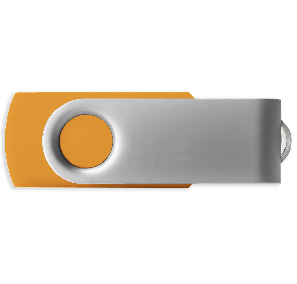 Full Color Silver Swivel USB Flash Drive 16GB-default