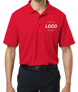 Paragon Saratoga Mini Mesh Performance Polo - Color: Red
