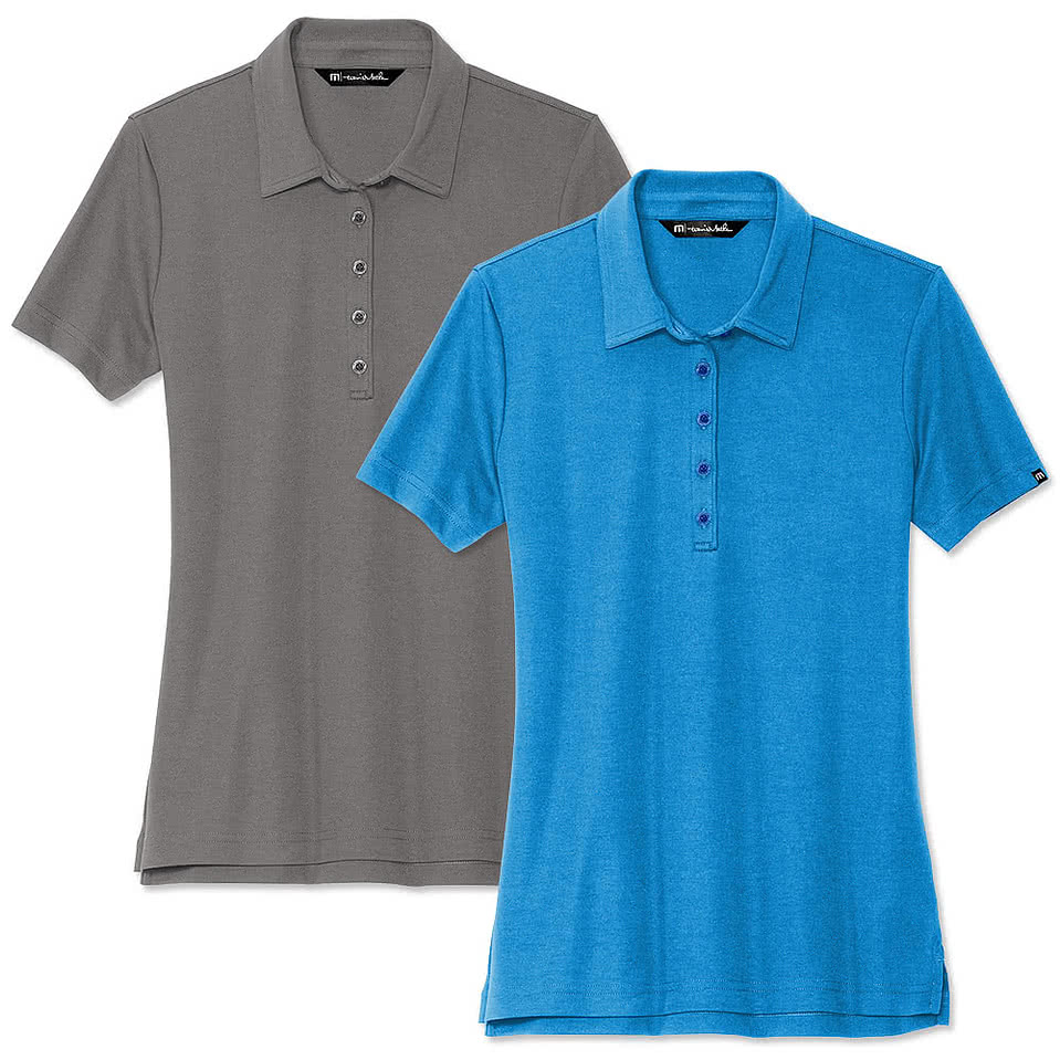 TravisMathew Women's Oceanside Solid Performance Polo - Printed
