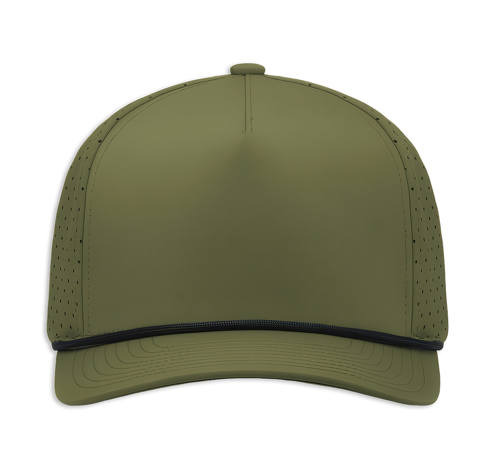 Pacific Headwear Weekender Perforated Snapback Trucker Hat-default