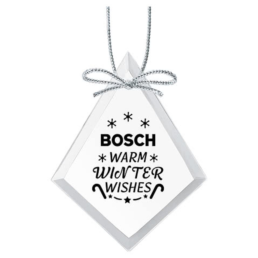 Cyrstal Diamond Ornament in Clear