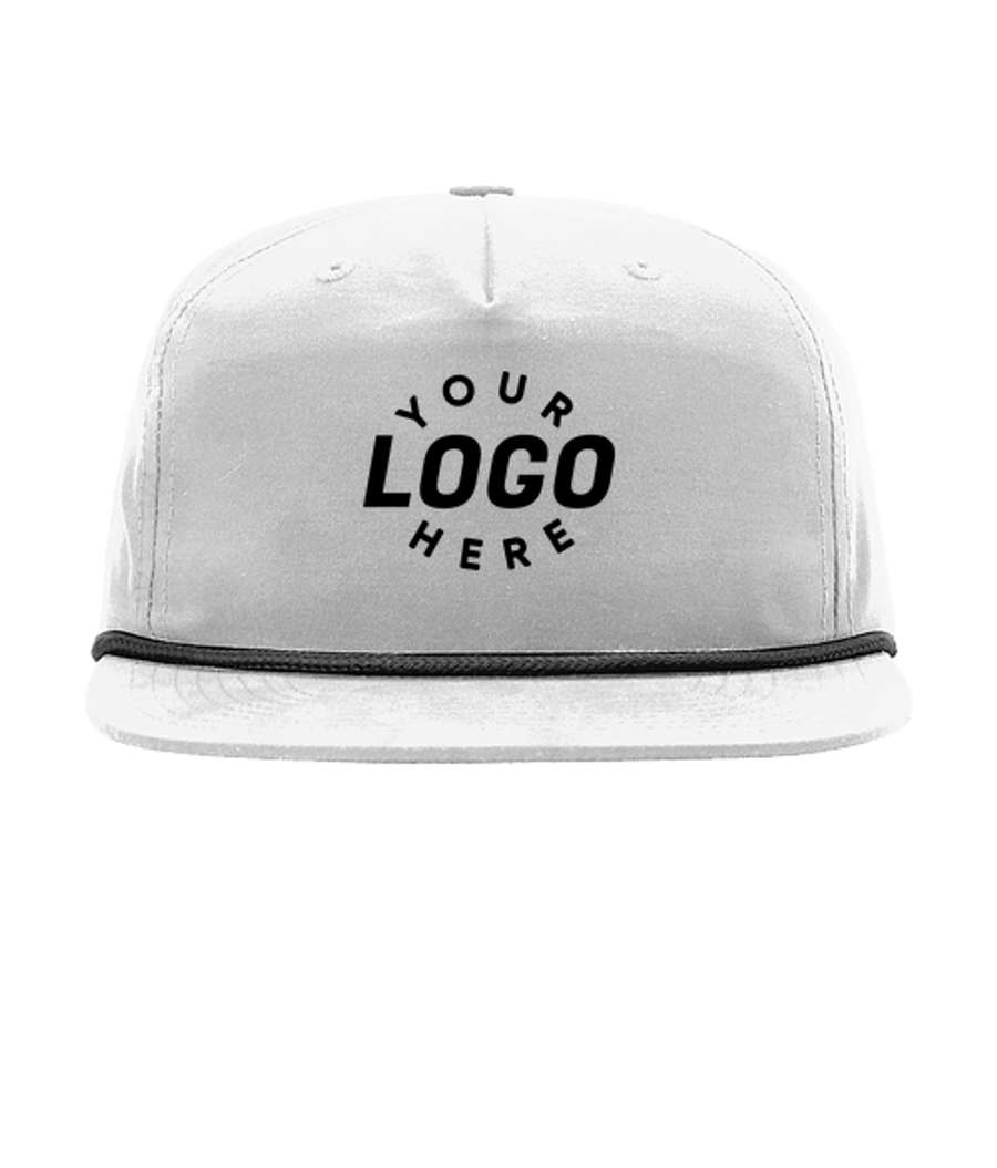 Richardson Umpqua UPF 50+ Performance Baseball Hat - Printed in White / Black