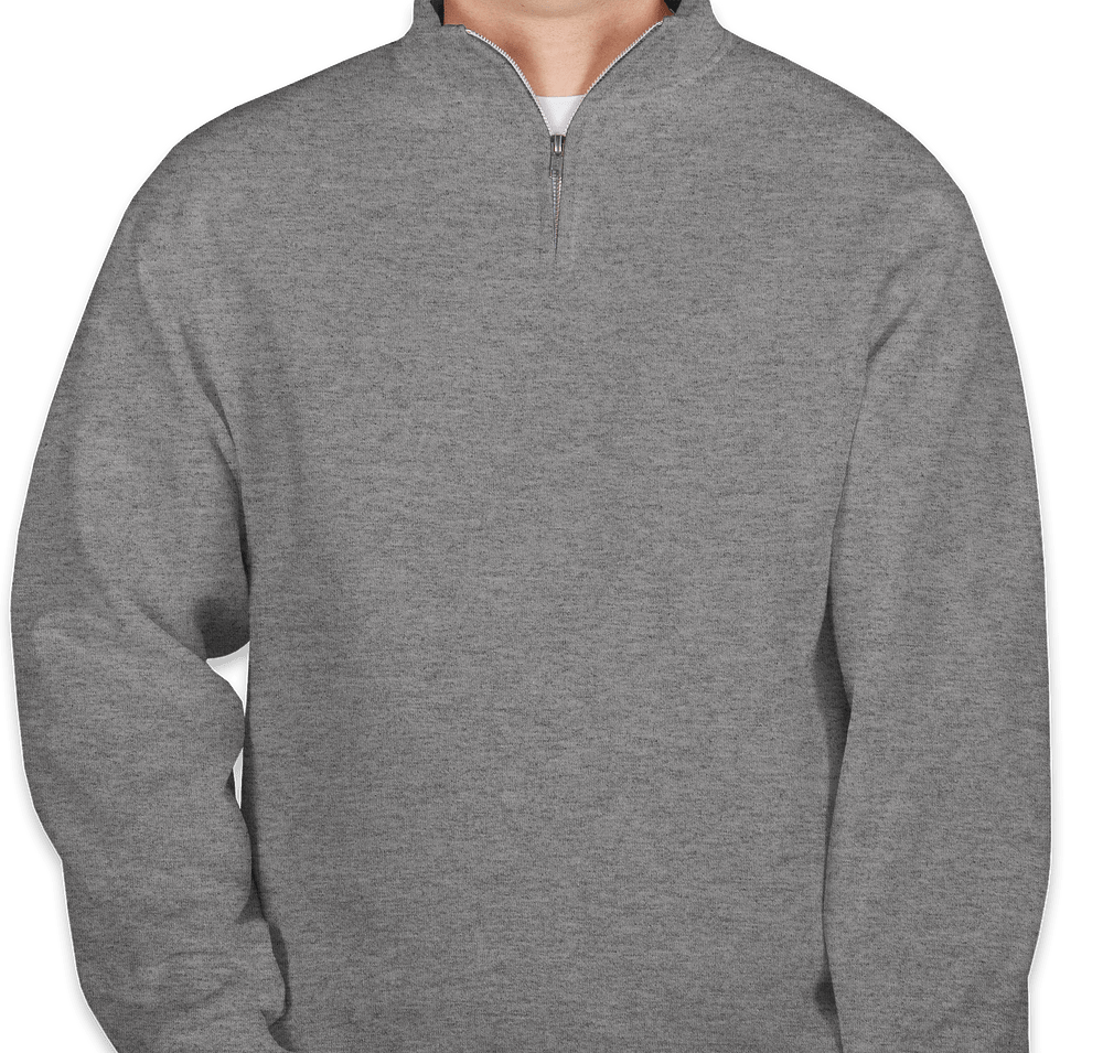 Jerzees Nublend Quarter Zip Sweatshirt - Embroidered-default
