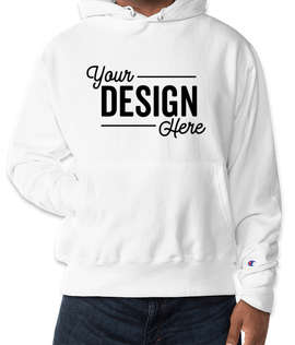 Champion Heavyweight Reverse Weave Pullover Hoodie - Color: White