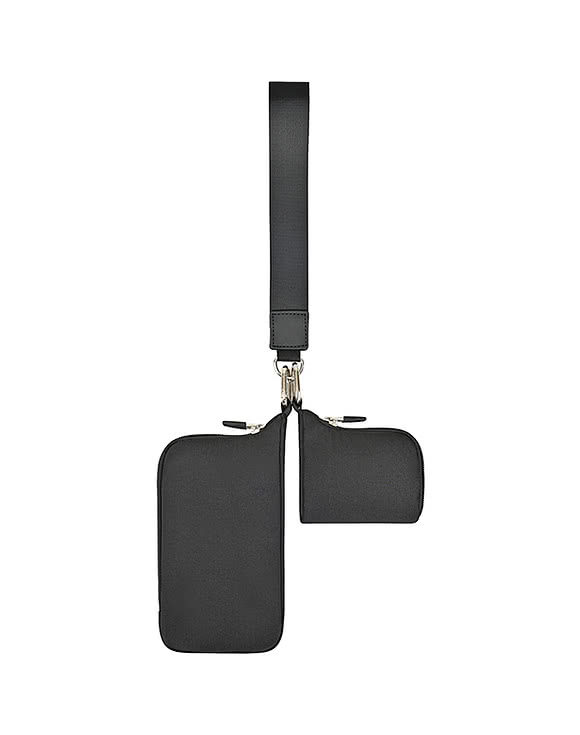 Well Studio Recycled Nylon Dual Pouch Lanyard - AWARE