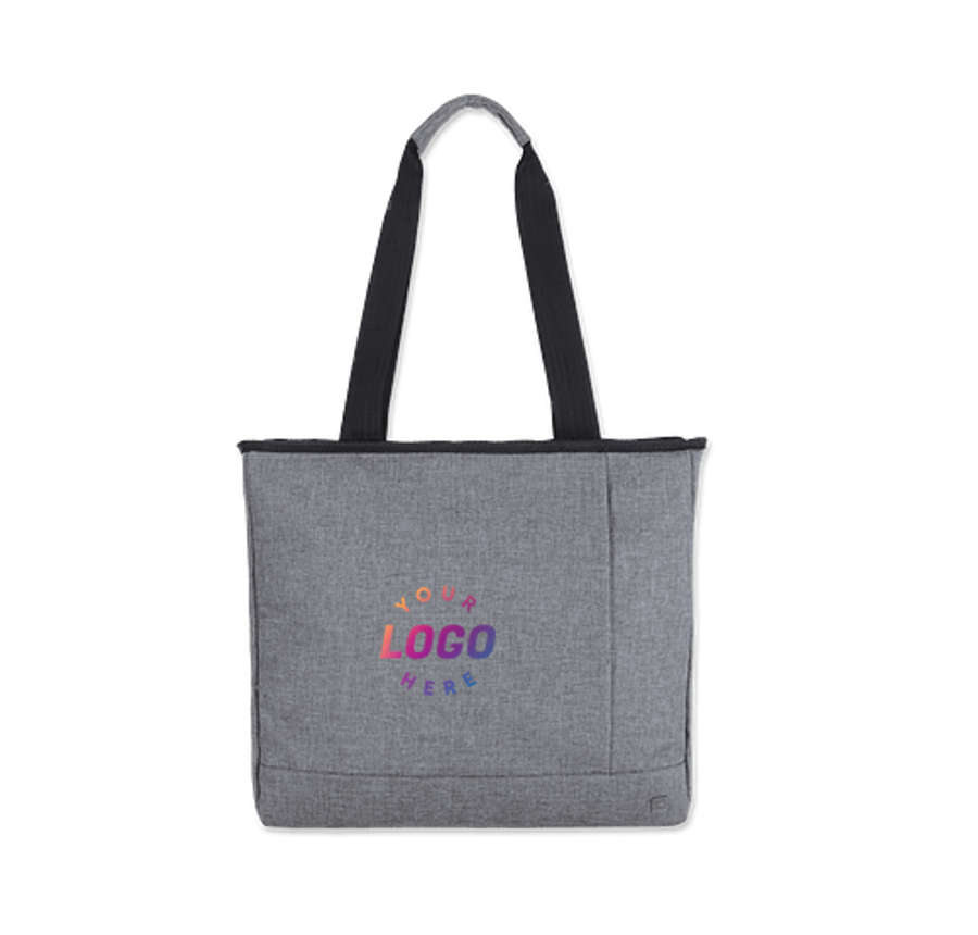 Full Color Kapston Pierce 15" Computer Tote Bag in Gray