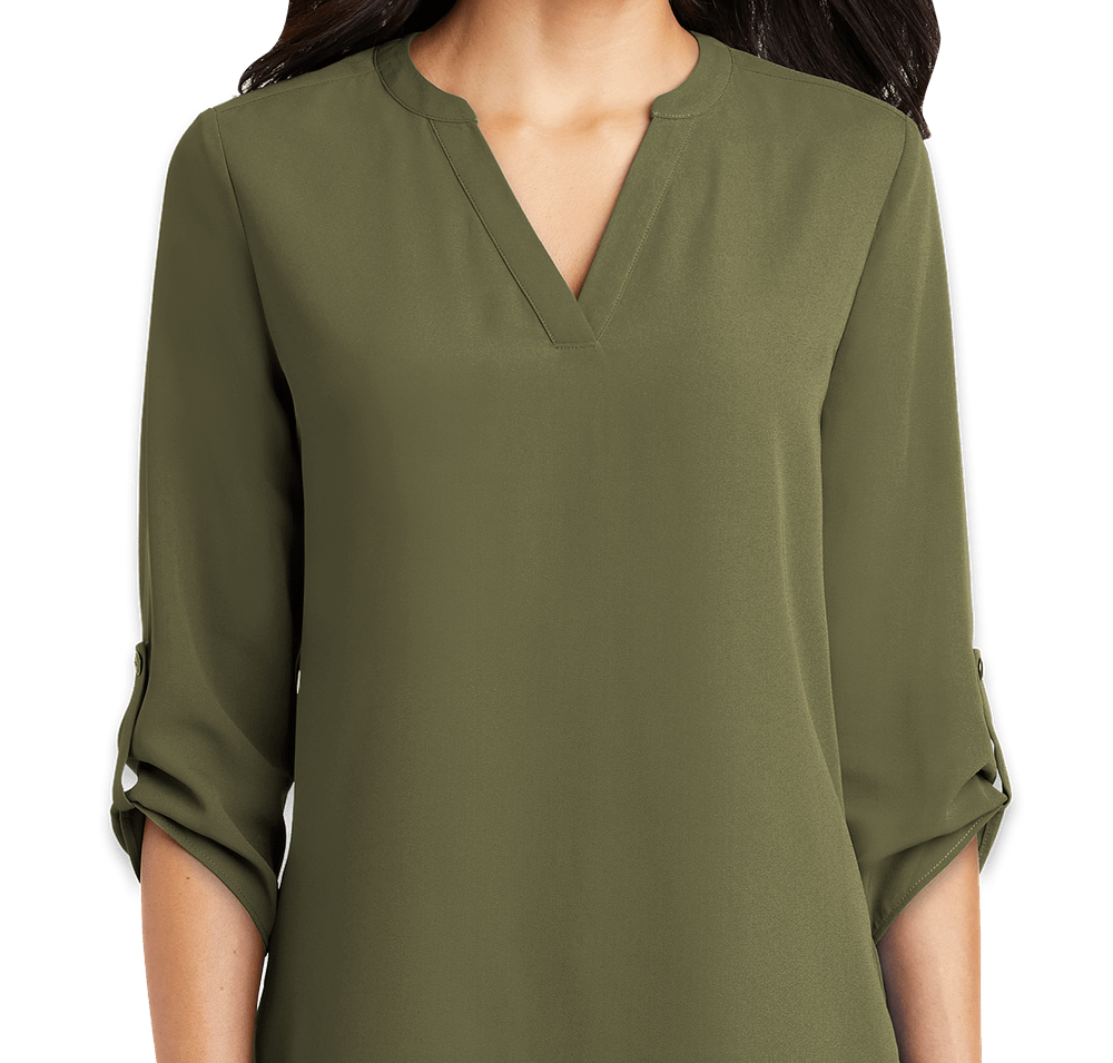 Port Authority Women's 3/4 Sleeve Tunic Blouse-default