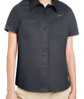 Harriton Women's Advantage Short Sleeve Work Shirt