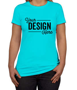 Bella + Canvas Women's Slim Fit Favorite T-shirt - Color: Turquoise