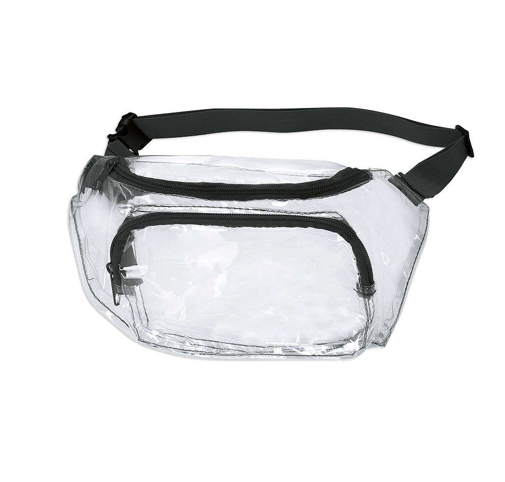 Full Color Clear Zippered Fanny Pack-default