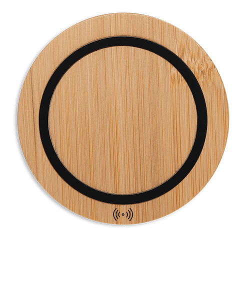 Laser Engraved Ultra Sound Bluetooth Speaker and 5W Wireless Charger in Black