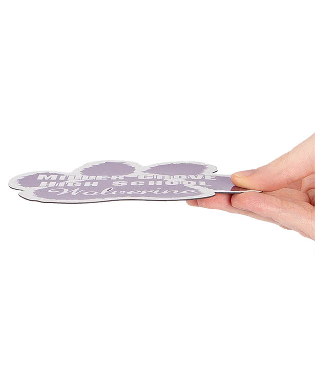 5.5 in. x 5.5 in. Paw Print Car Magnet