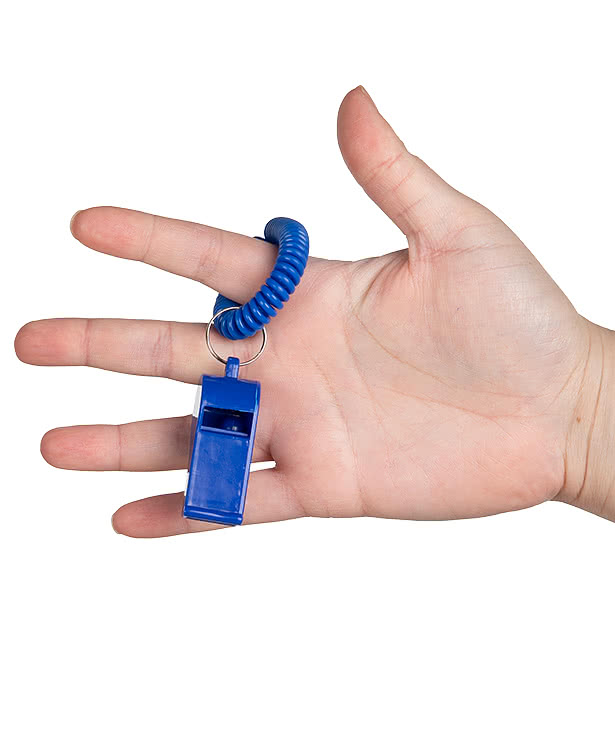 Coil Whistle Keychain Bracelet